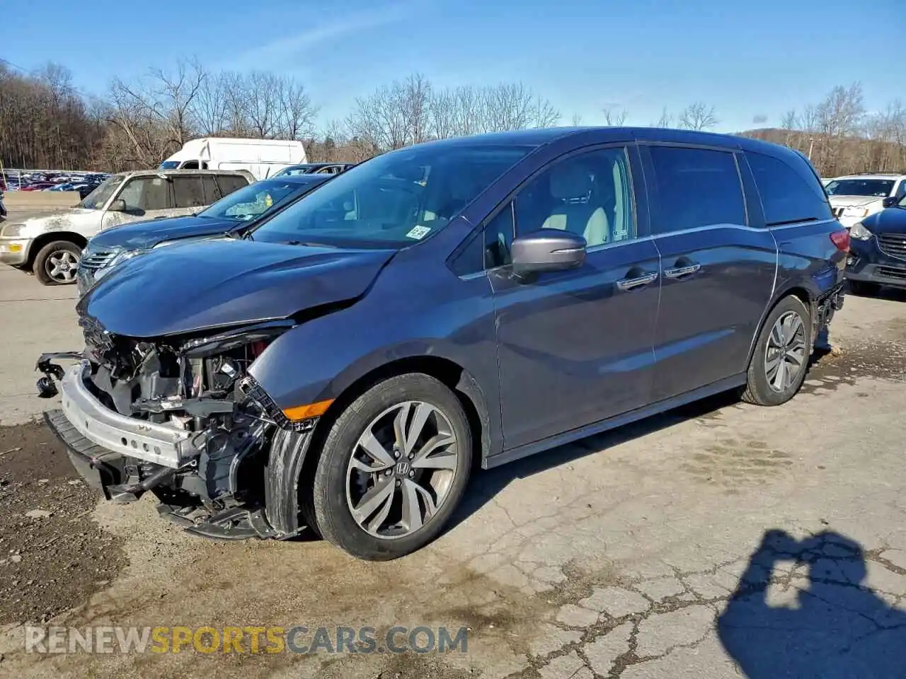 1 Photograph of a damaged car 5FNRL6H86RB023194 HONDA ODYSSEY 2024