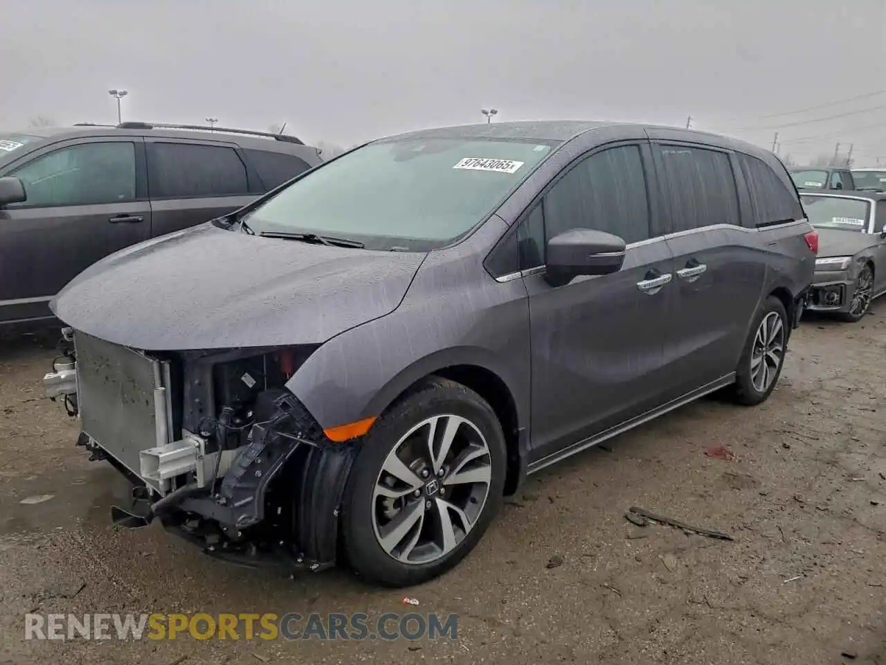 1 Photograph of a damaged car 5FNRL6H86RB043686 HONDA ODYSSEY 2024