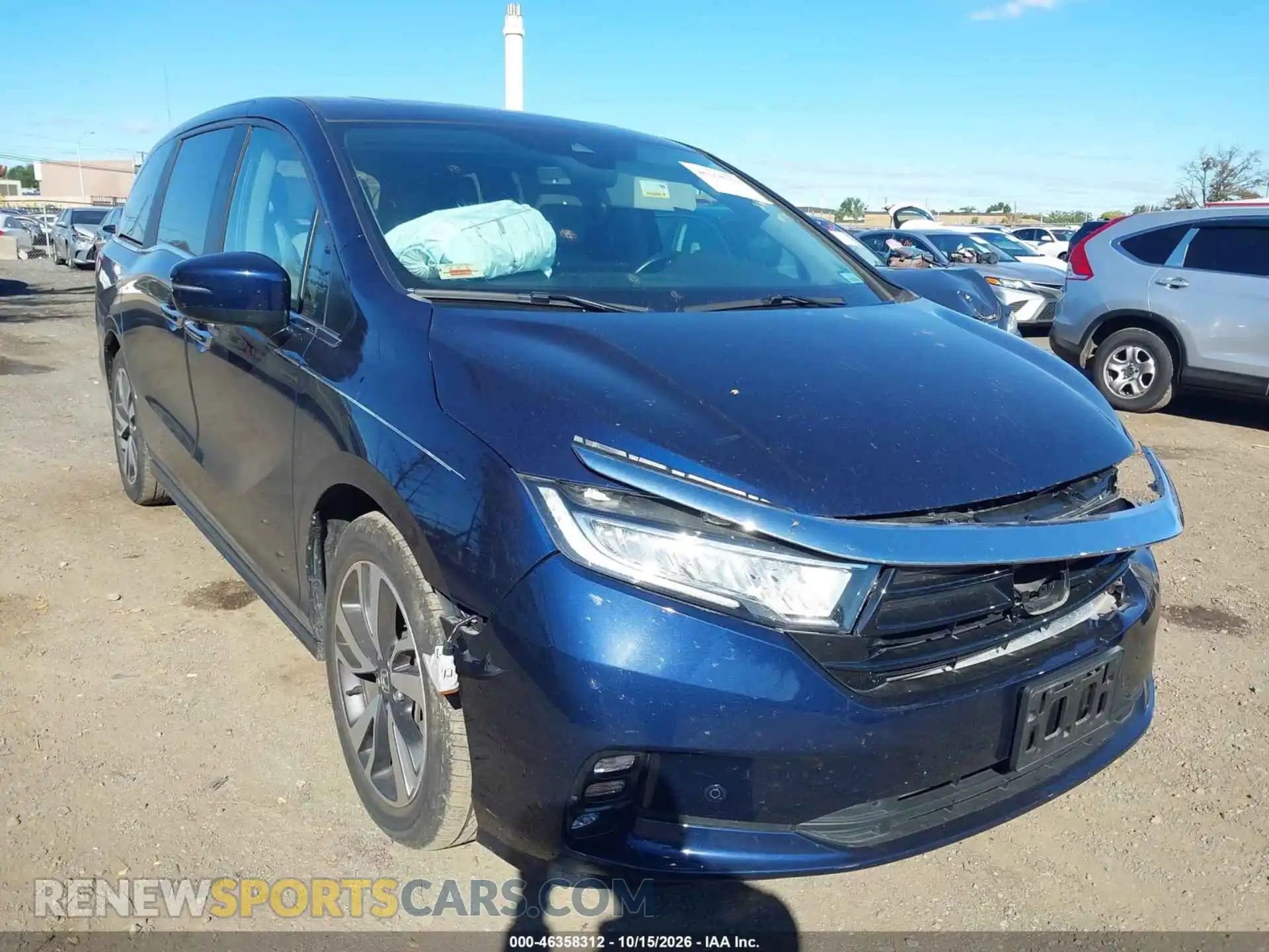 1 Photograph of a damaged car 5FNRL6H86RB044174 HONDA ODYSSEY 2024
