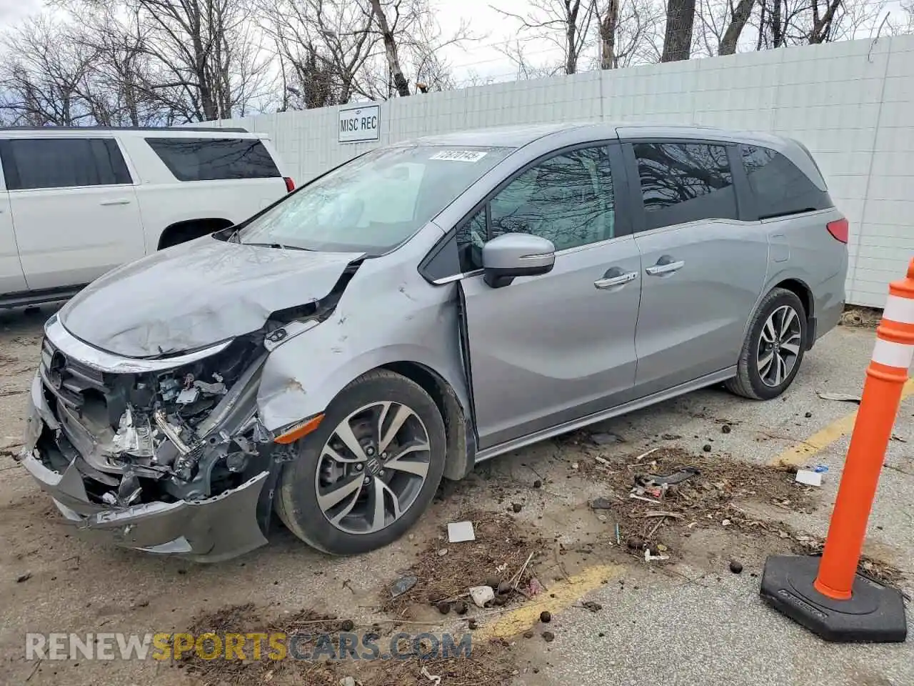 1 Photograph of a damaged car 5FNRL6H89RB038434 HONDA ODYSSEY 2024
