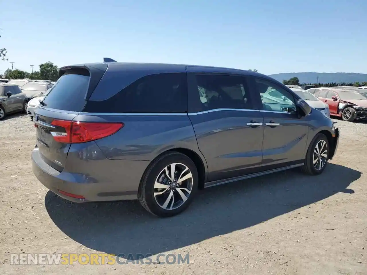3 fotografías del automóvil dañado 5FNRL6H8XRB021352 HONDA ODYSSEY 2024