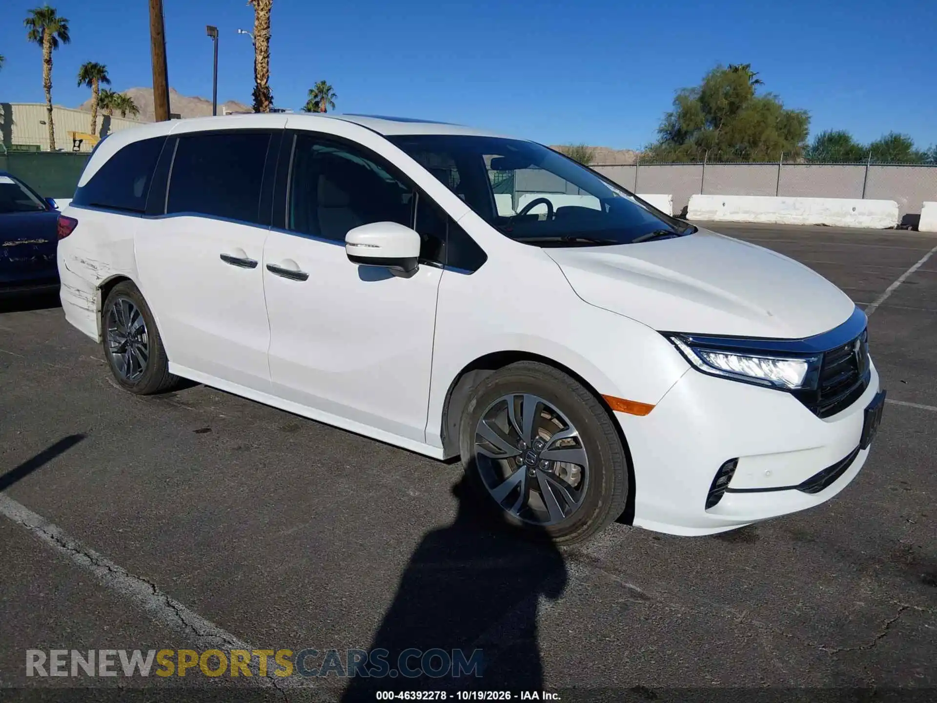 1 Photograph of a damaged car 5FNRL6H8XRB024896 HONDA ODYSSEY 2024