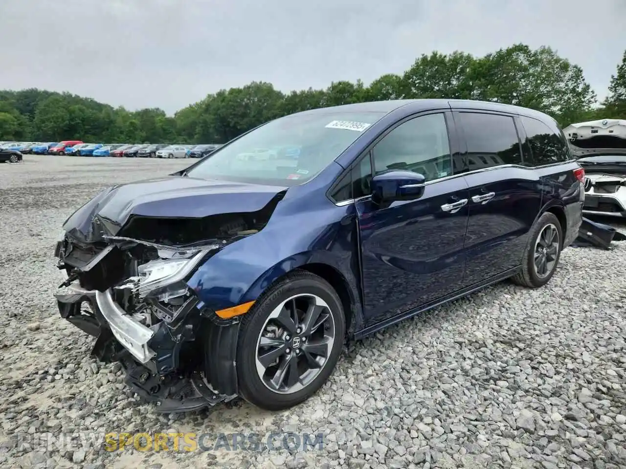 1 Photograph of a damaged car 5FNRL6H91RB015996 HONDA ODYSSEY 2024