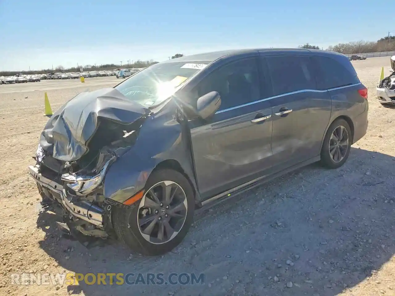 1 Photograph of a damaged car 5FNRL6H93RB016244 HONDA ODYSSEY 2024