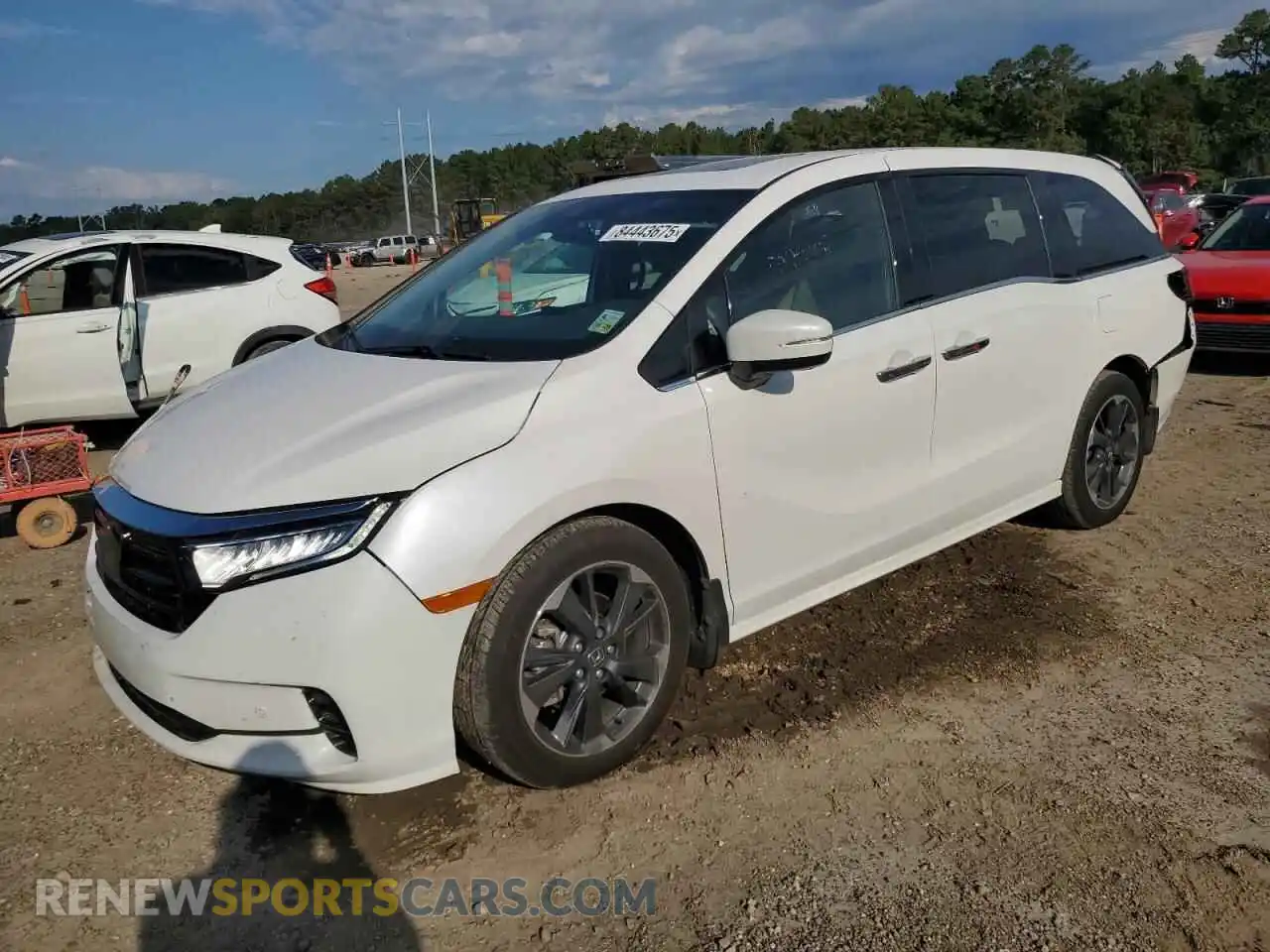1 Photograph of a damaged car 5FNRL6H94RB074430 HONDA ODYSSEY 2024