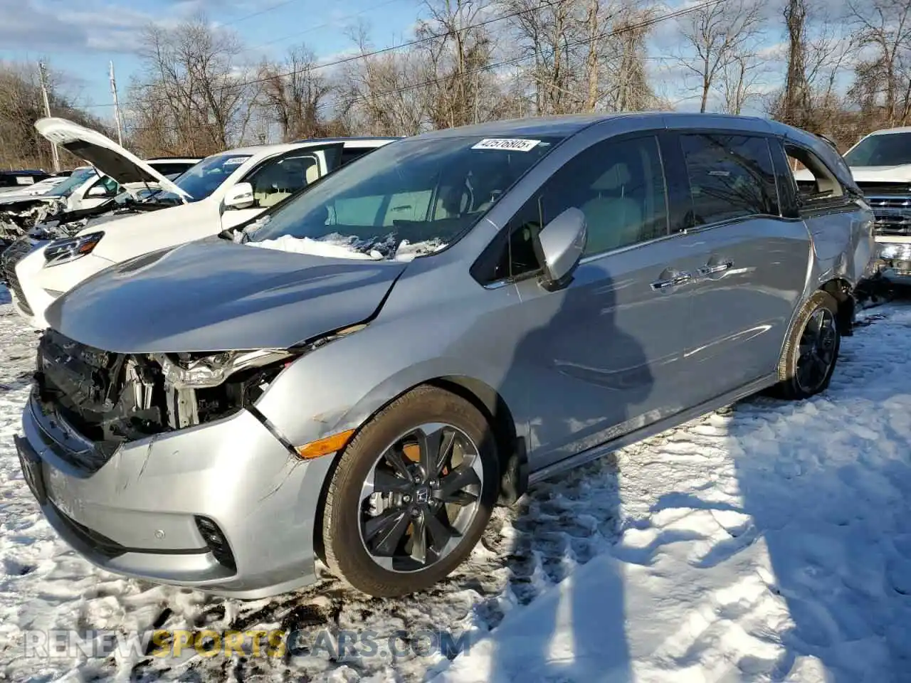 1 fotografías del automóvil dañado 5FNRL6H95RB034874 HONDA ODYSSEY 2024