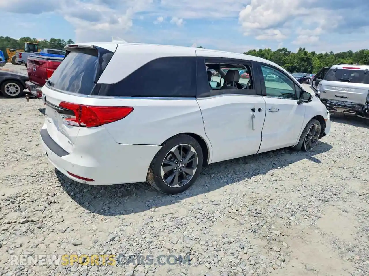 3 fotografías del automóvil dañado 5FNRL6H96RB005934 HONDA ODYSSEY 2024