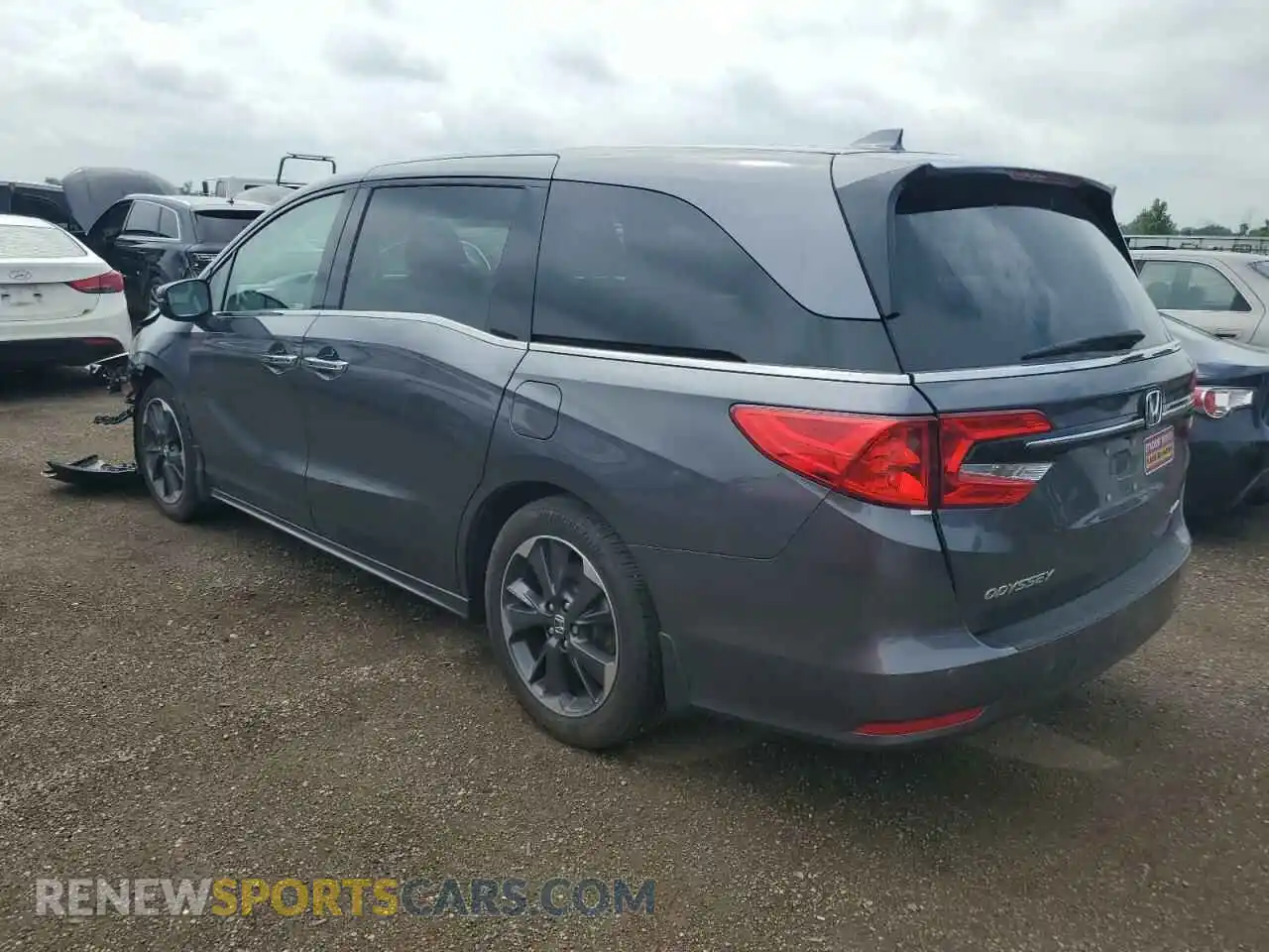 2 Photograph of a damaged car 5FNRL6H97RB027179 HONDA ODYSSEY 2024