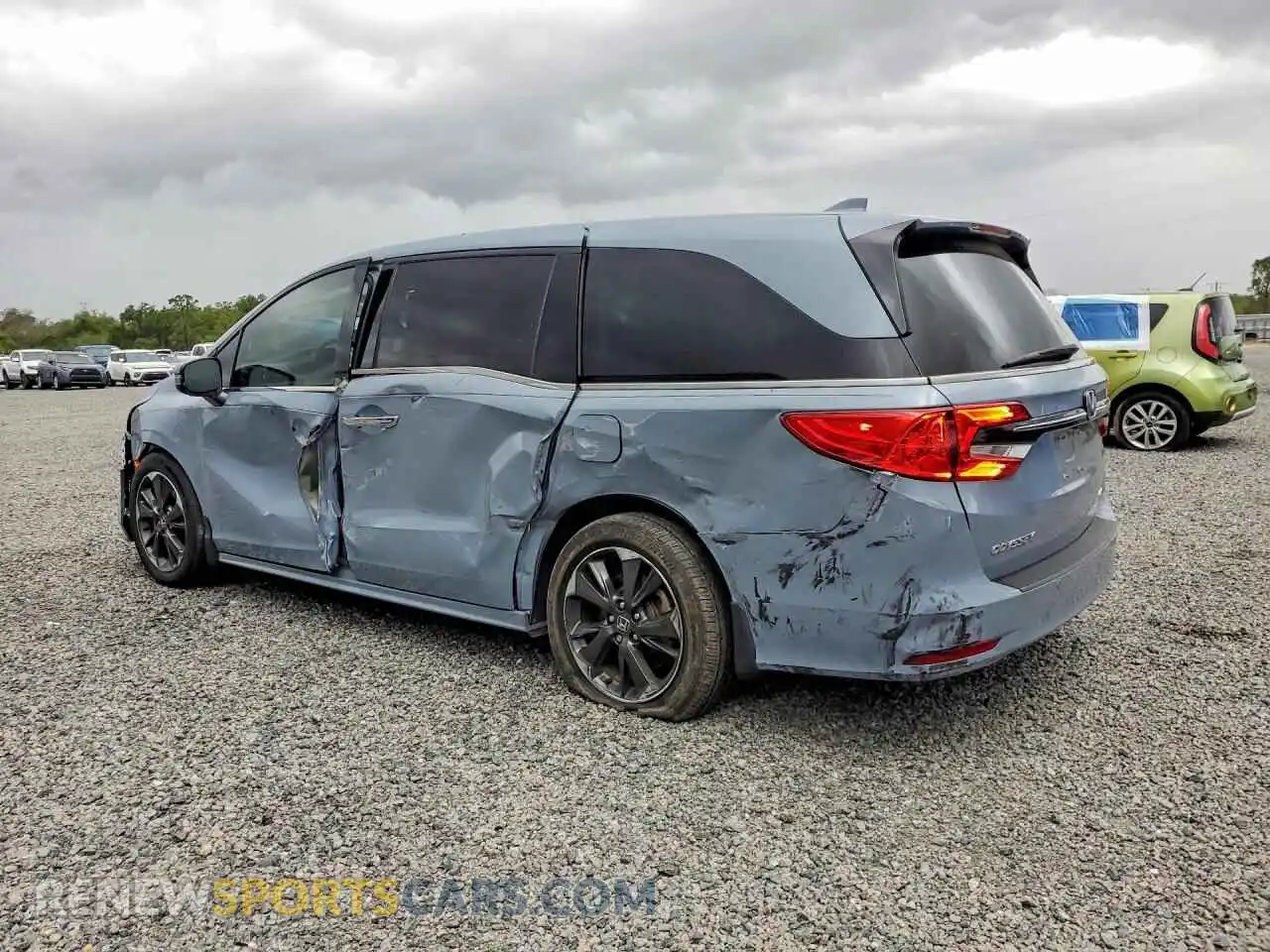 2 Photograph of a damaged car 5FNRL6H98RB058599 HONDA ODYSSEY 2024