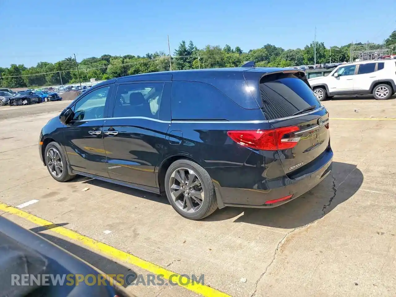 2 fotografías del automóvil dañado 5FNRL6H99RB040287 HONDA ODYSSEY 2024