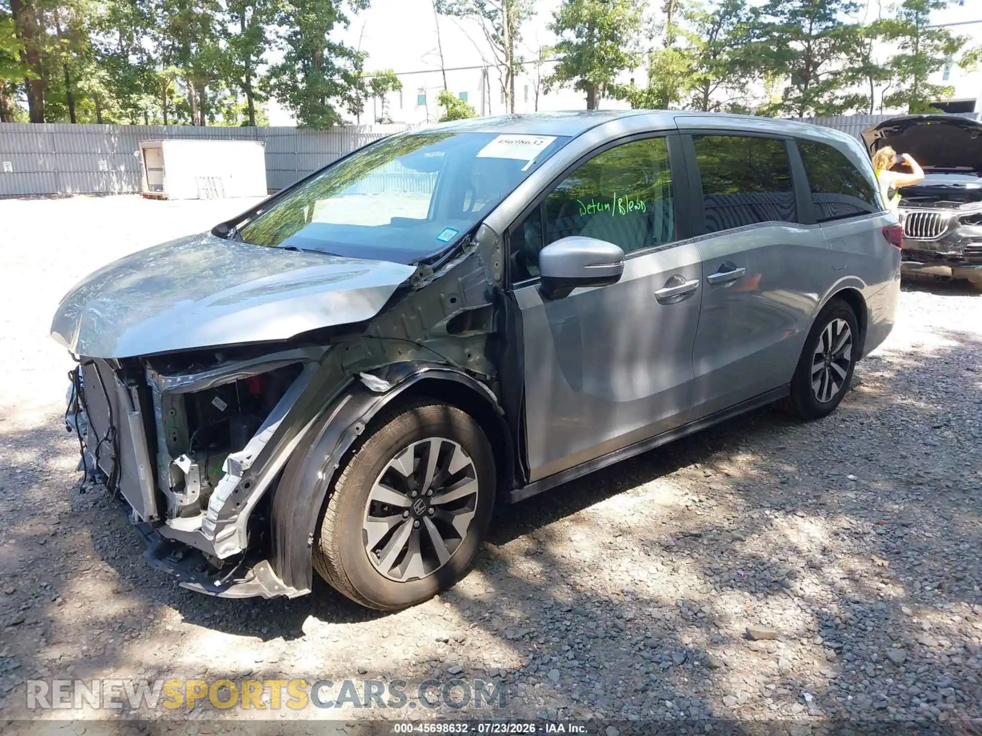 2 Фотография поврежденного автомобиля 5FNRL6H60SB034261 HONDA ODYSSEY 2025