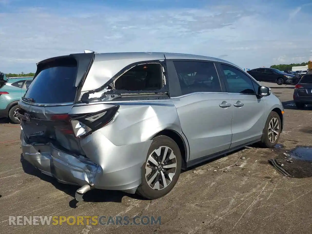 3 Фотография поврежденного автомобиля 5FNRL6H64SB074603 HONDA ODYSSEY 2025