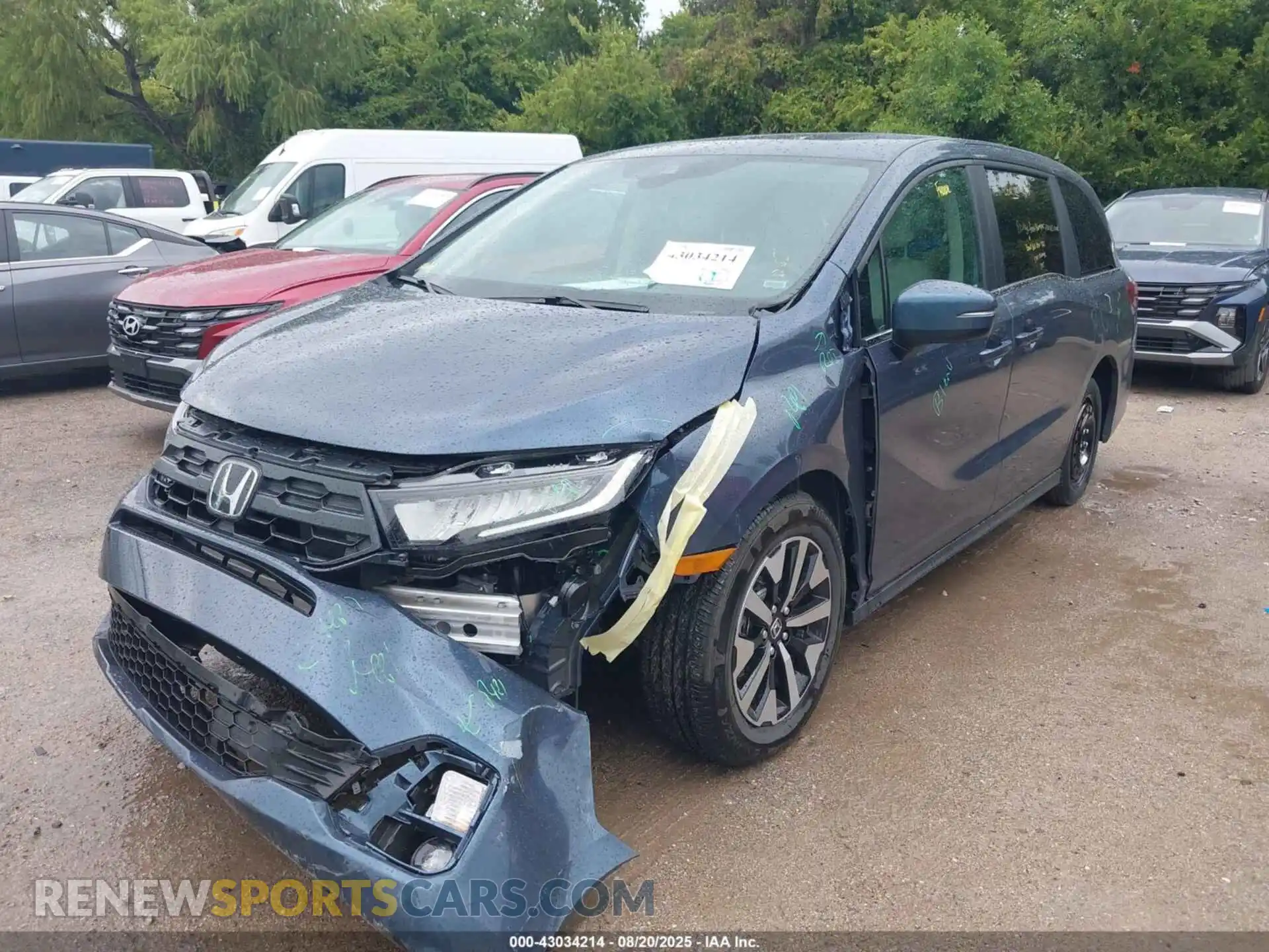 2 Photograph of a damaged car 5FNRL6H64SB076819 HONDA ODYSSEY 2025
