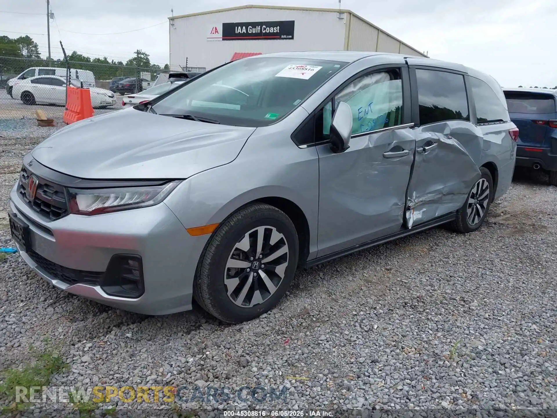 2 Photograph of a damaged car 5FNRL6H65SB084444 HONDA ODYSSEY 2025