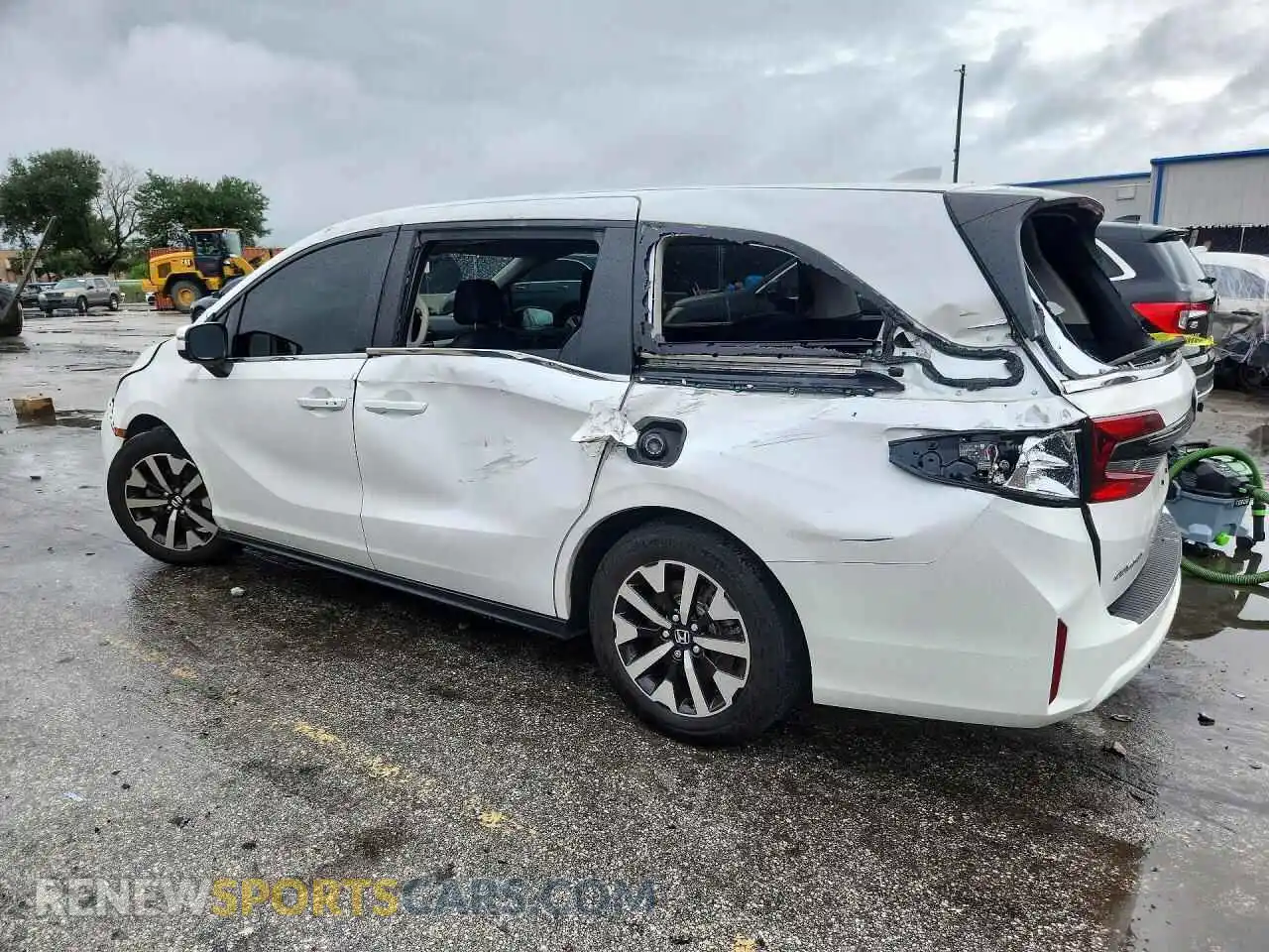 2 fotografías del automóvil dañado 5FNRL6H67SB059089 HONDA ODYSSEY 2025