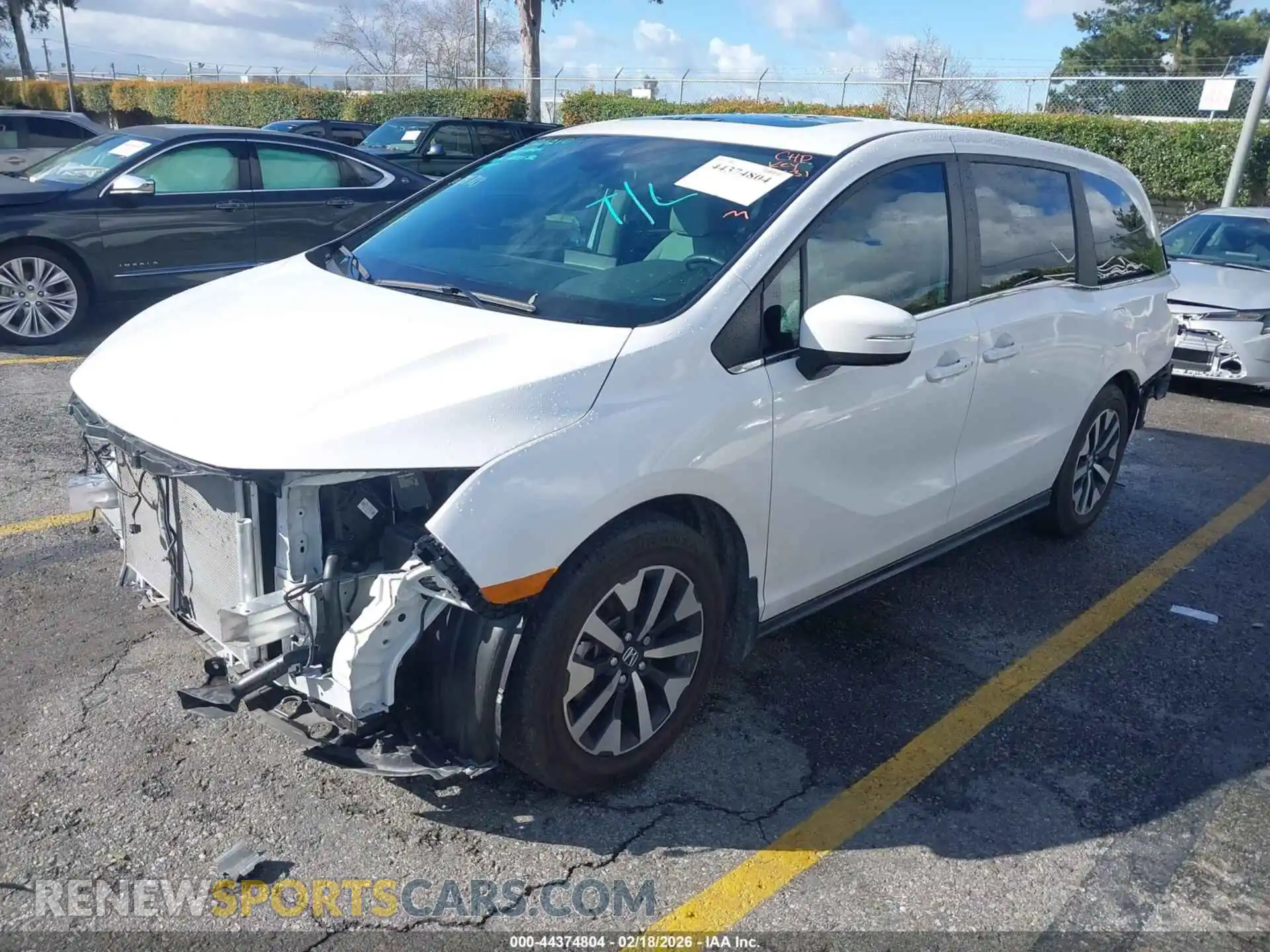 2 Photograph of a damaged car 5FNRL6H67SB063207 HONDA ODYSSEY 2025