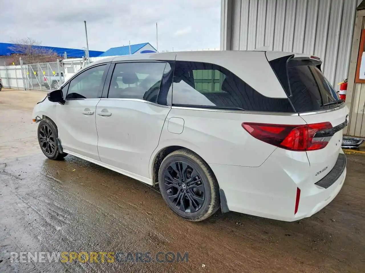 2 fotografías del automóvil dañado 5FNRL6H71SB010009 HONDA ODYSSEY 2025