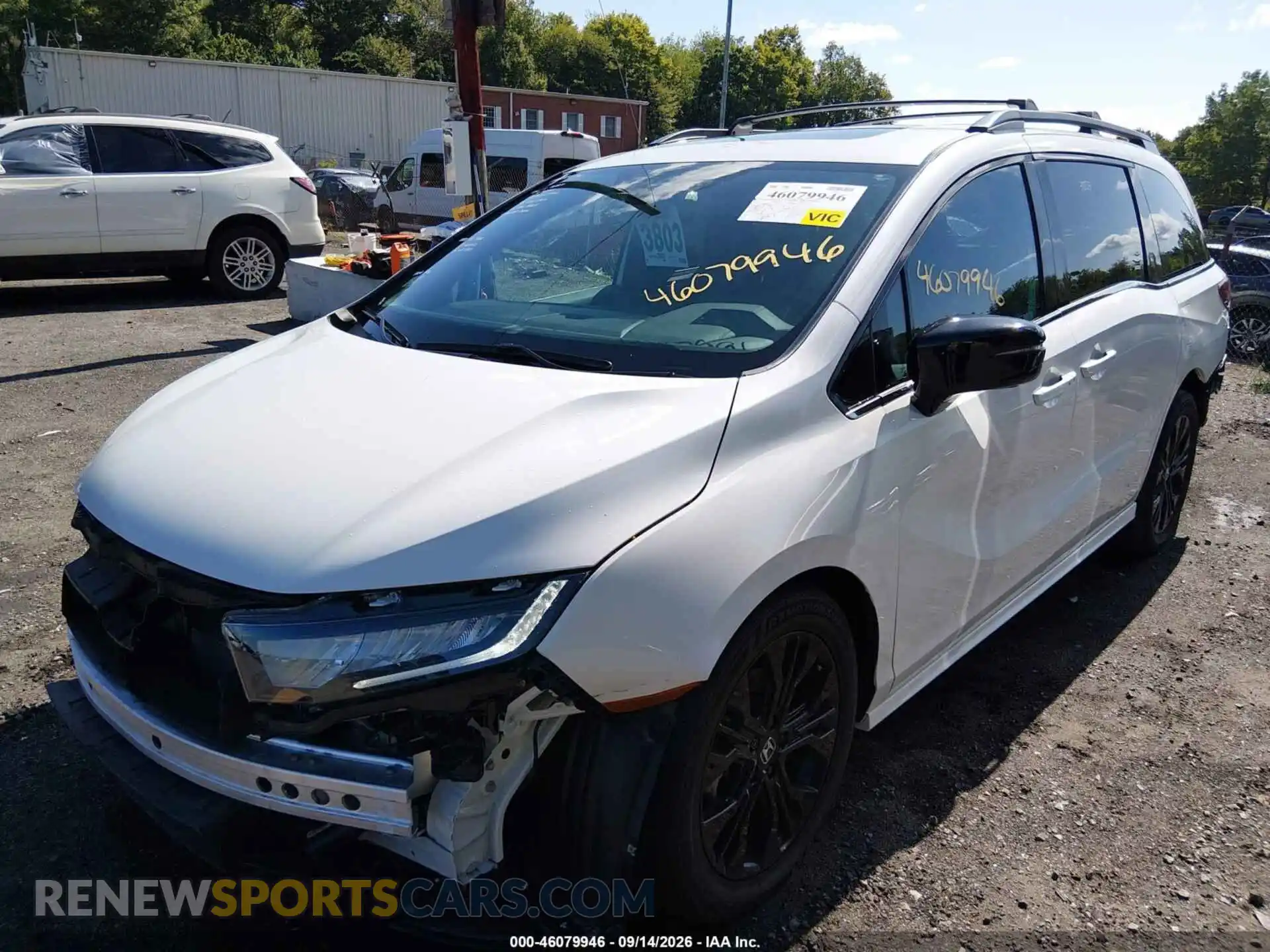 2 Photograph of a damaged car 5FNRL6H71SB087205 HONDA ODYSSEY 2025