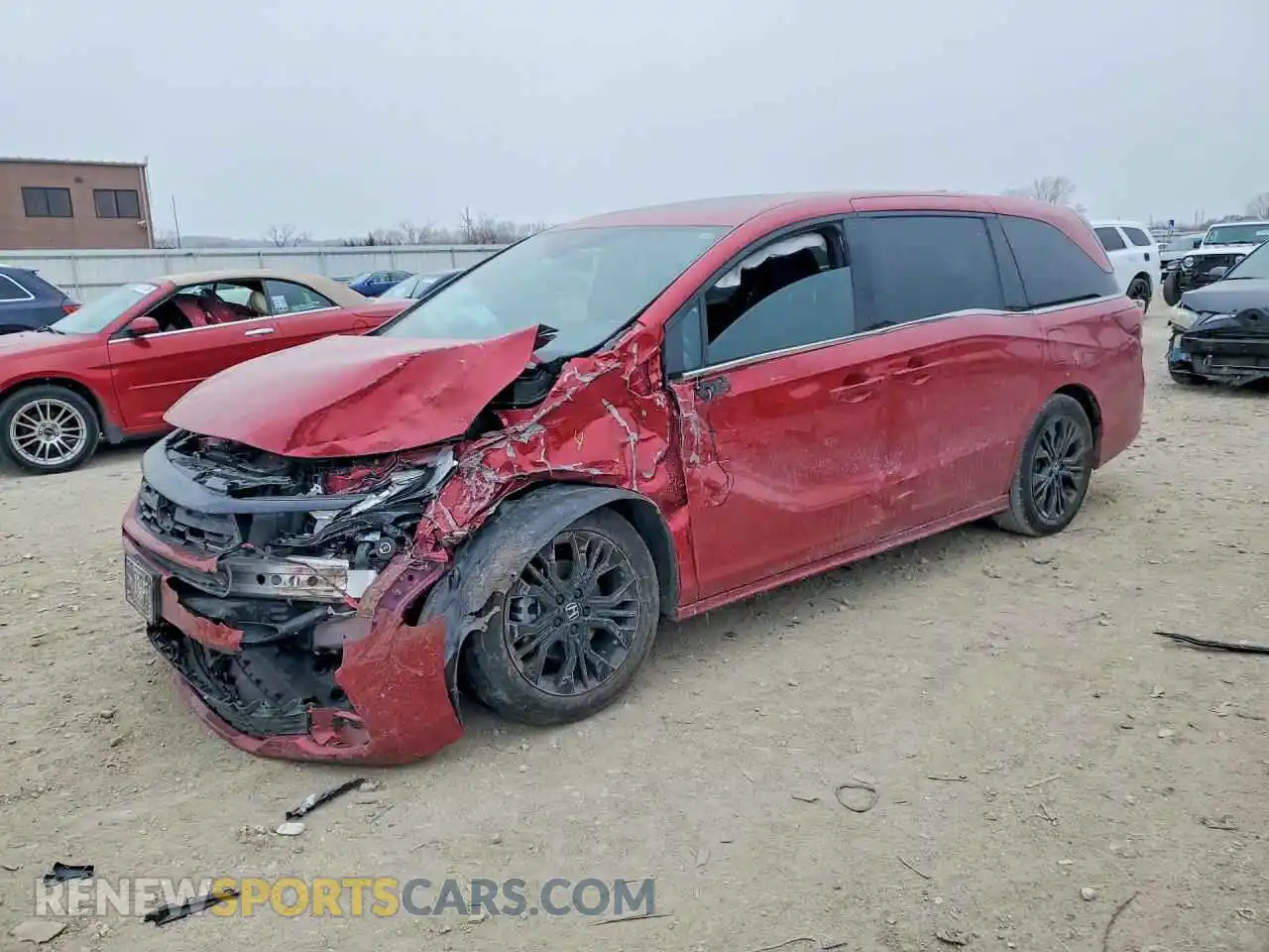 1 Photograph of a damaged car 5FNRL6H78SB045372 HONDA ODYSSEY 2025