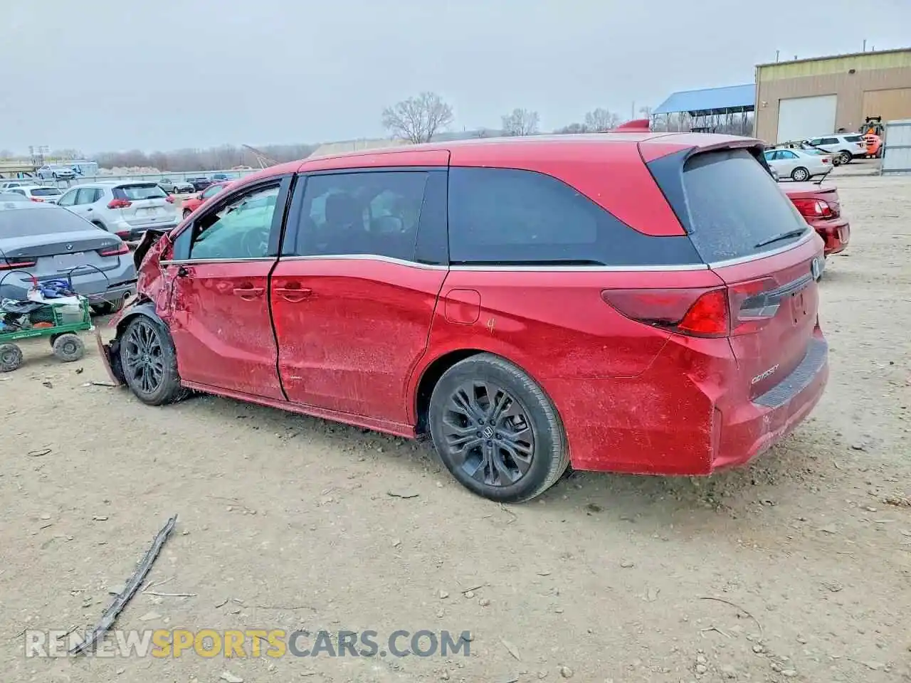 2 Photograph of a damaged car 5FNRL6H78SB045372 HONDA ODYSSEY 2025