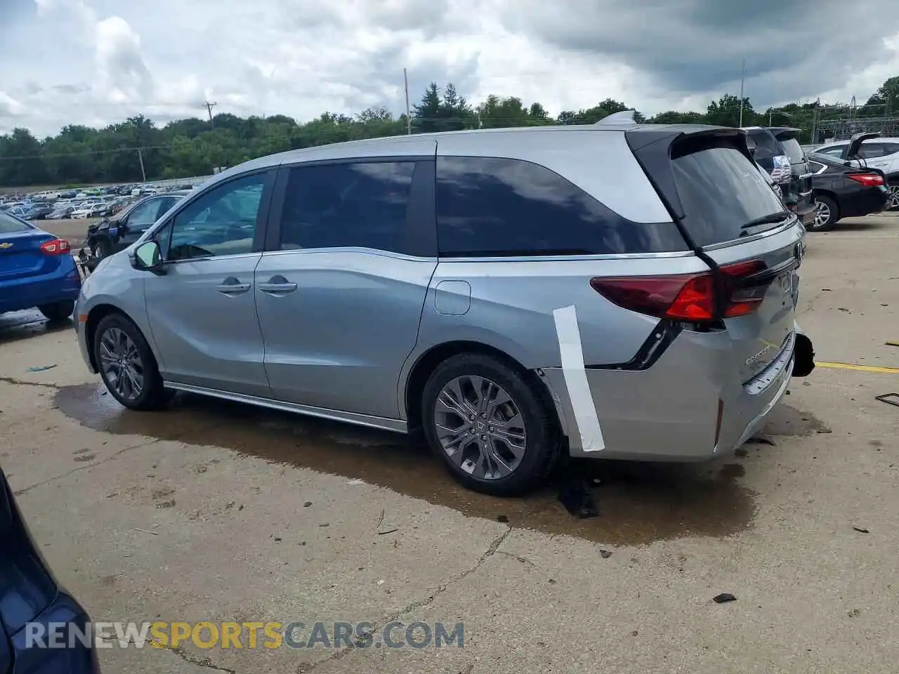2 Фотография поврежденного автомобиля 5FNRL6H80SB013489 HONDA ODYSSEY 2025