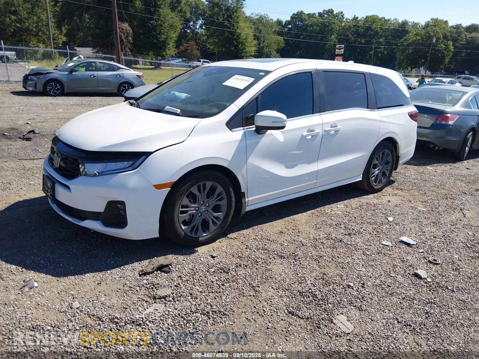 2 Photograph of a damaged car 5FNRL6H81SB045707 HONDA ODYSSEY 2025
