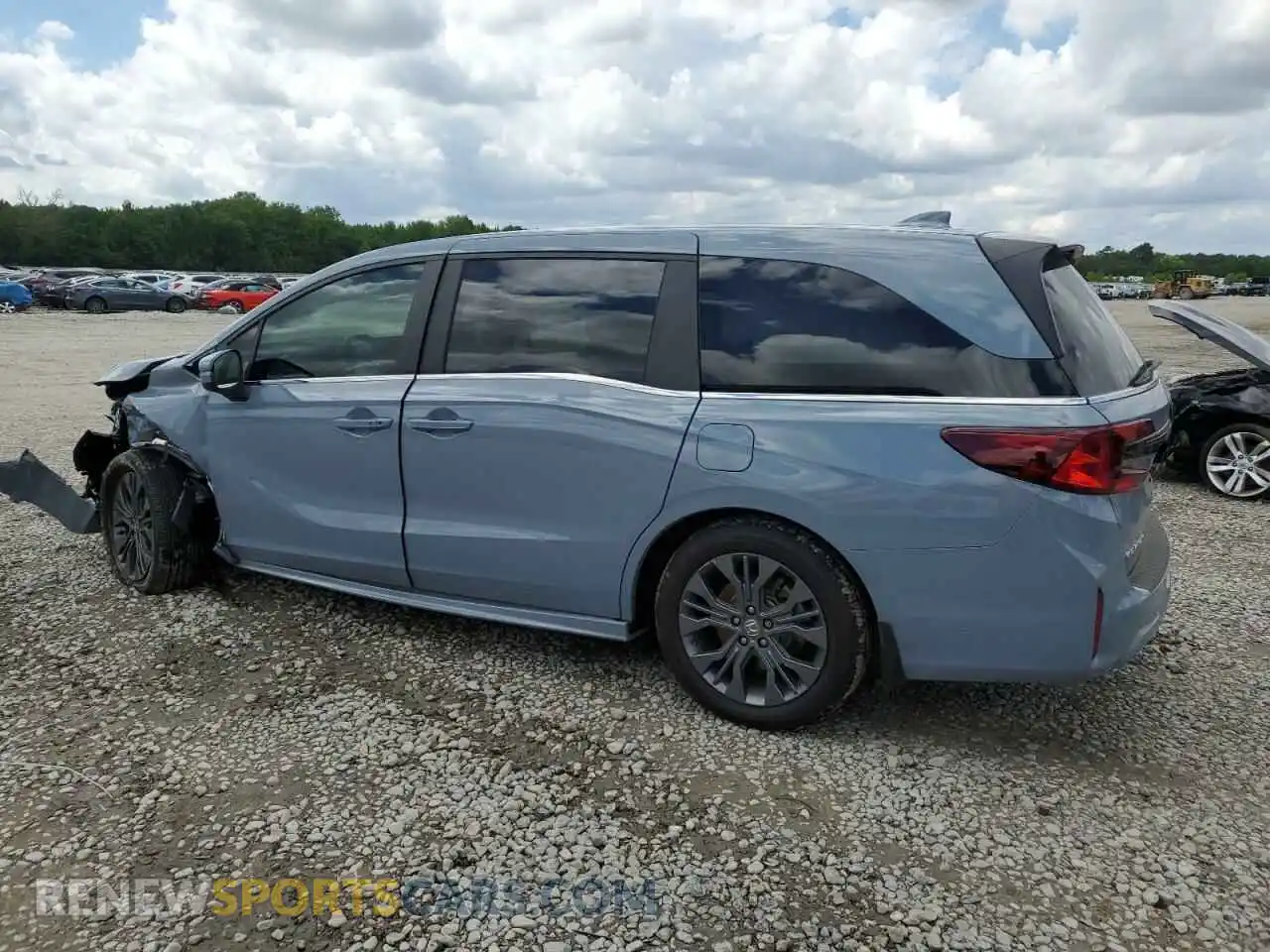 2 Photograph of a damaged car 5FNRL6H82SB025532 HONDA ODYSSEY 2025