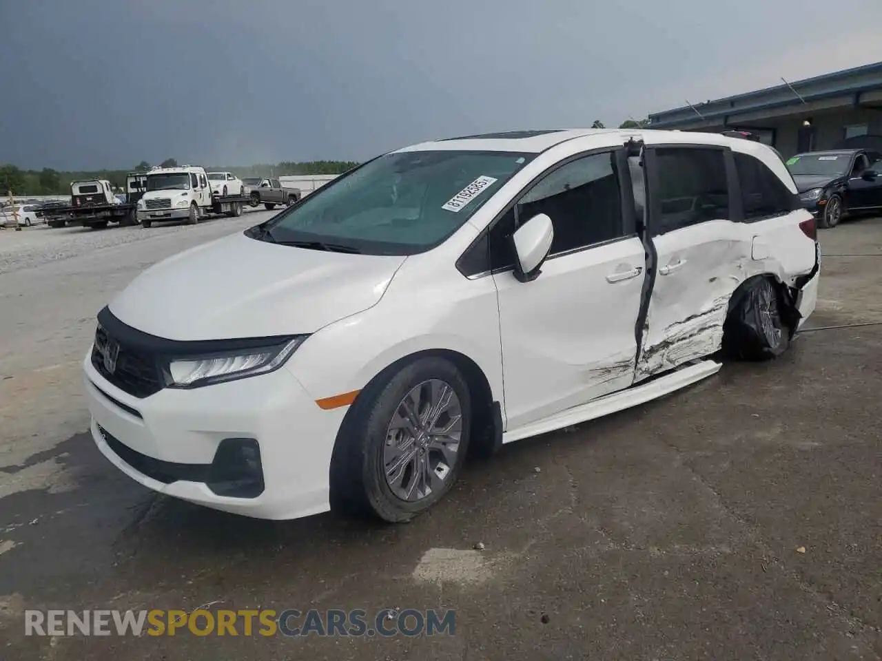 1 Photograph of a damaged car 5FNRL6H88SB054596 HONDA ODYSSEY 2025