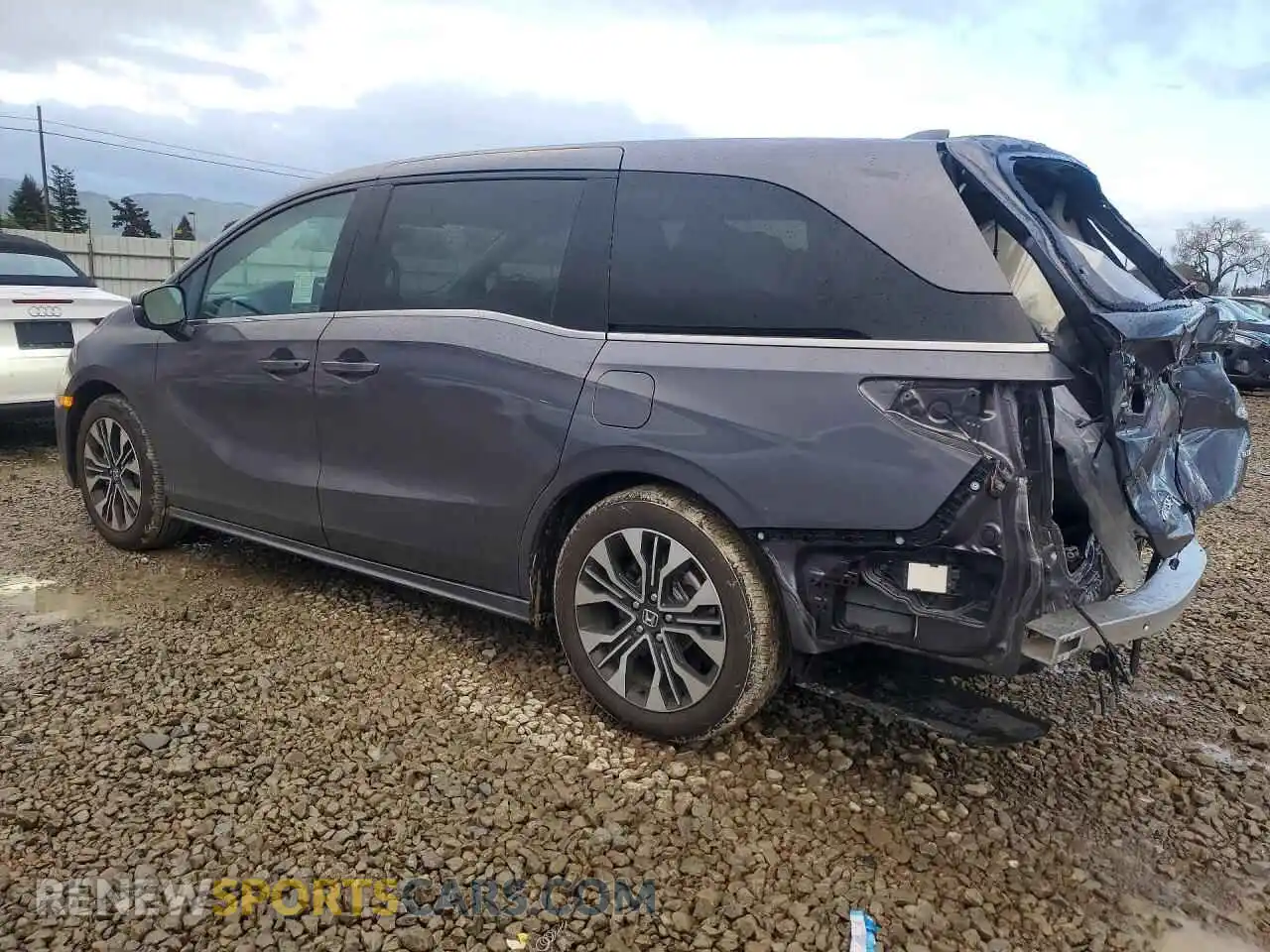 2 fotografías del automóvil dañado 5FNRL6H92SB052285 HONDA ODYSSEY 2025