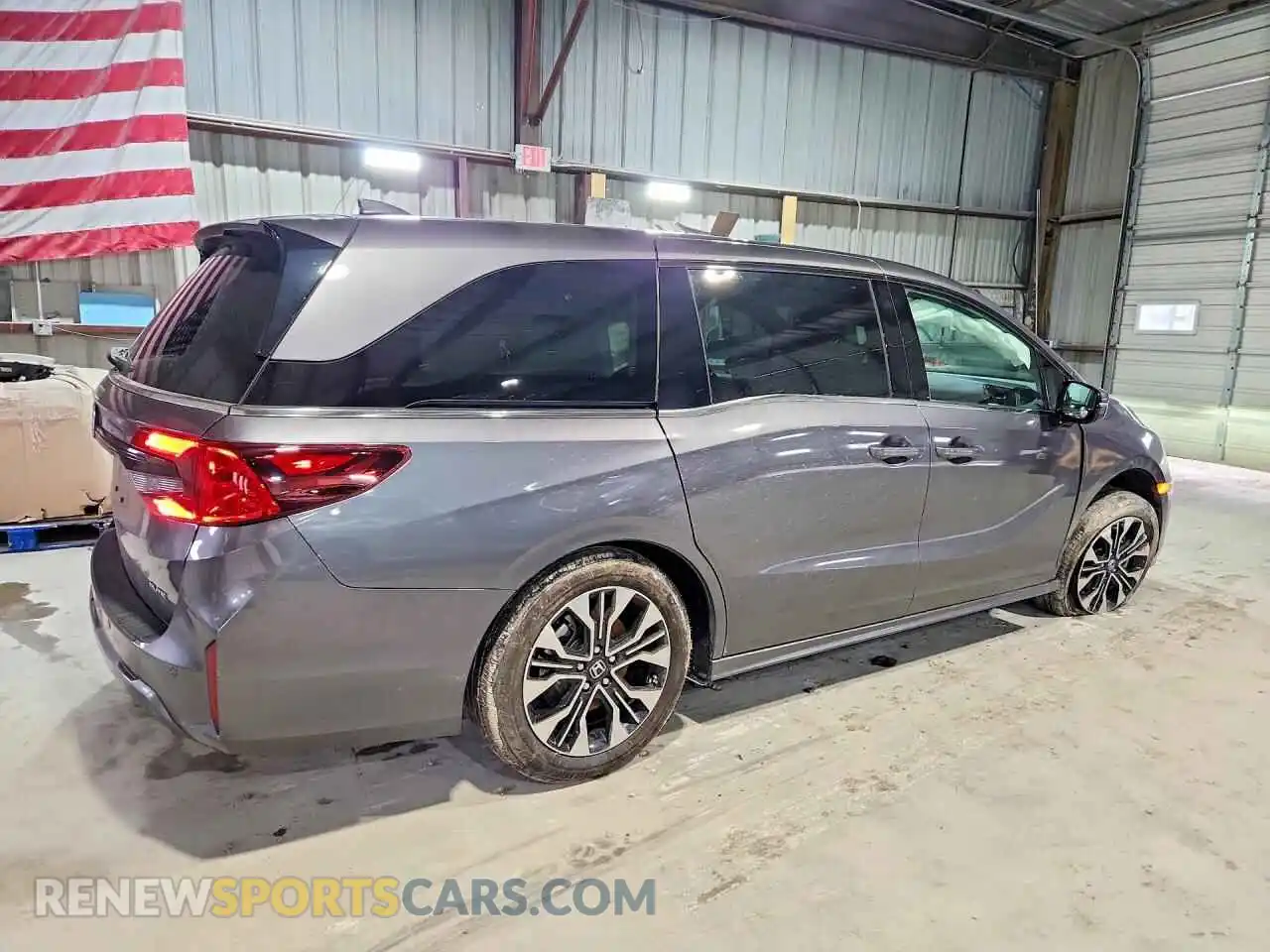 3 fotografías del automóvil dañado 5FNRL6H95SB053530 HONDA ODYSSEY 2025