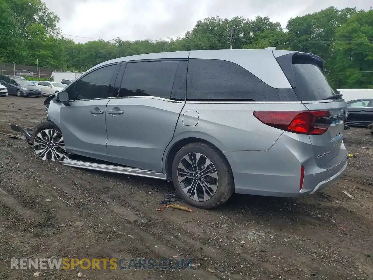 2 Photograph of a damaged car 5FNRL6H96SB021654 HONDA ODYSSEY 2025