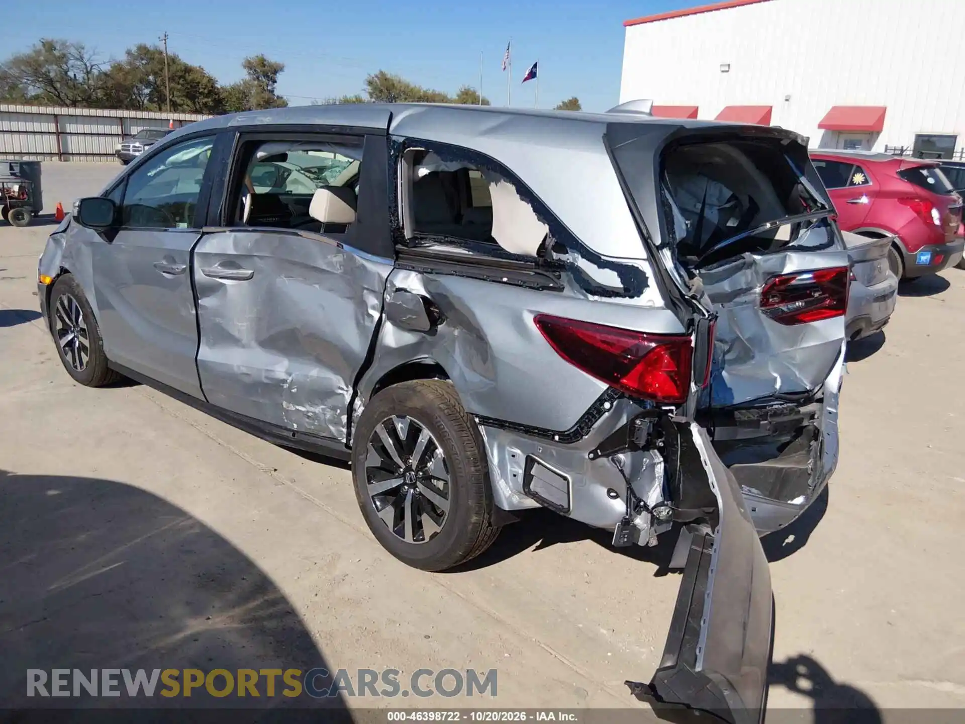 3 fotografías del automóvil dañado 5FNRL6H62VB002870 HONDA ODYSSEY 2027