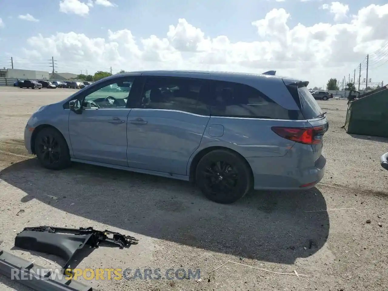 2 Photograph of a damaged car 5FNRL6H71PB068791 HONDA ODYSSEY SP 2023