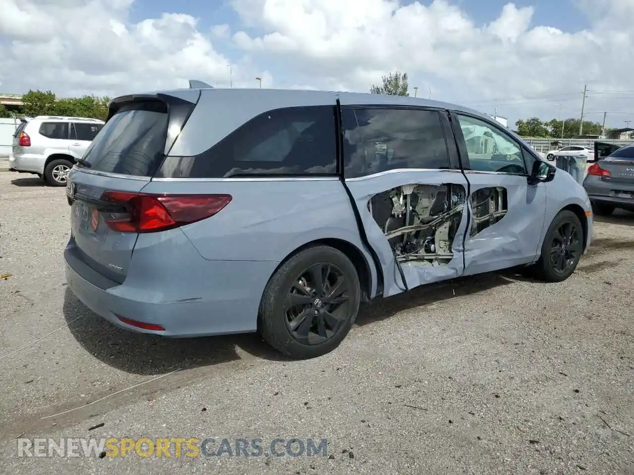 3 Photograph of a damaged car 5FNRL6H71PB068791 HONDA ODYSSEY SP 2023