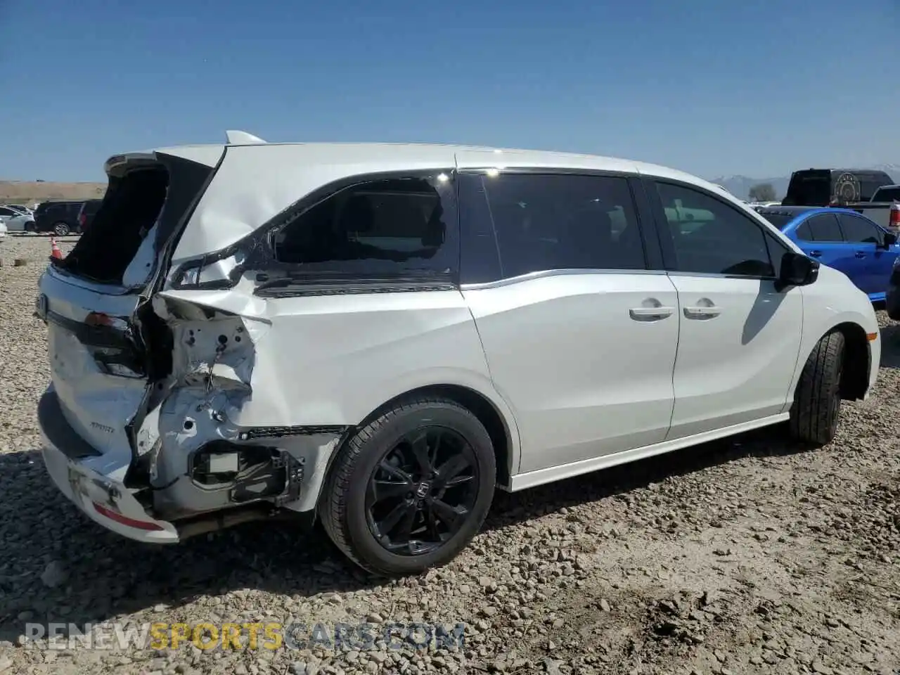 3 Photograph of a damaged car 5FNRL6H74PB001022 HONDA ODYSSEY SP 2023