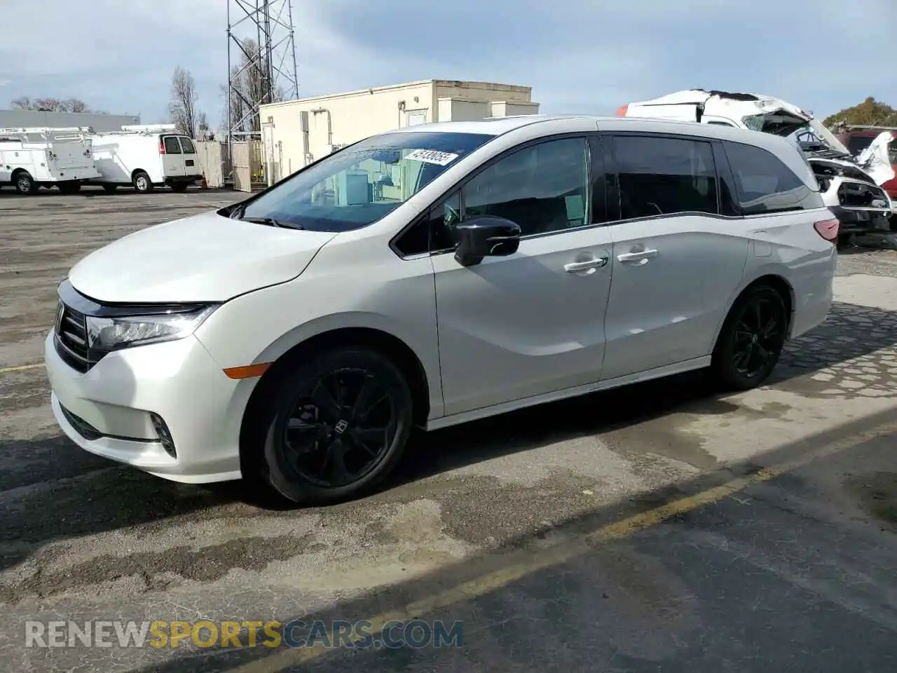 1 Photograph of a damaged car 5FNRL6H77PB021703 HONDA ODYSSEY SP 2023