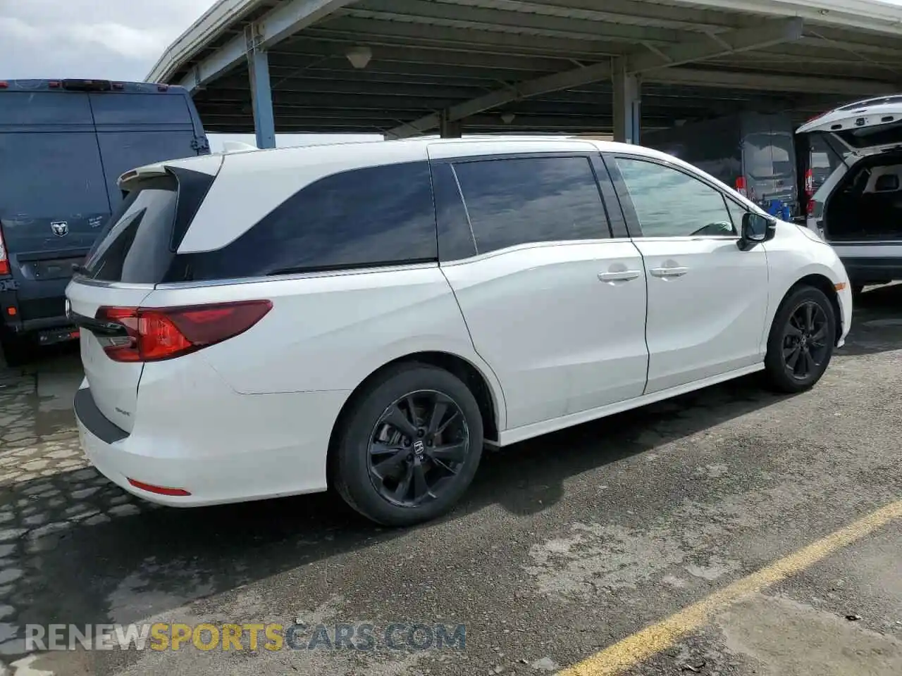 3 Photograph of a damaged car 5FNRL6H77PB021703 HONDA ODYSSEY SP 2023