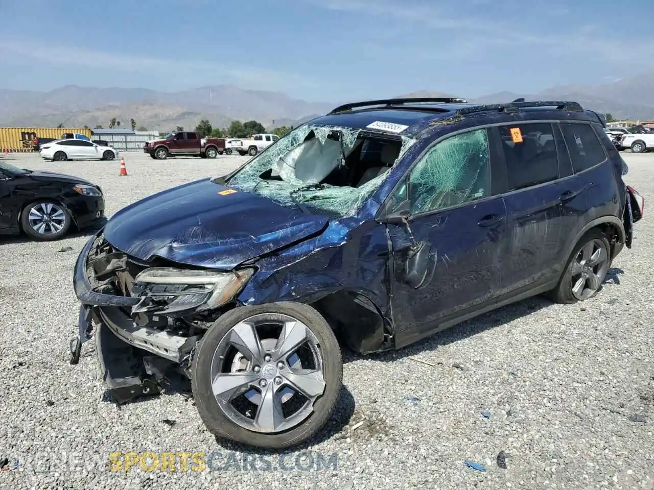 1 fotografías del automóvil dañado 5FNYF7H92KB008344 HONDA PASSPORT 2019