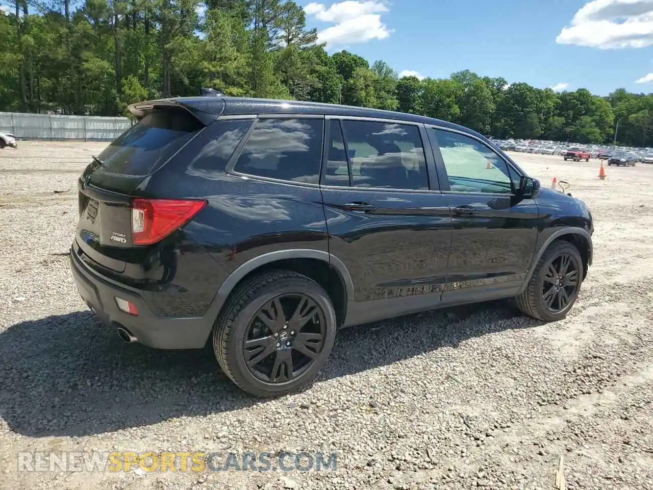 3 fotografías del automóvil dañado 5FNYF8H20KB022512 HONDA PASSPORT 2019
