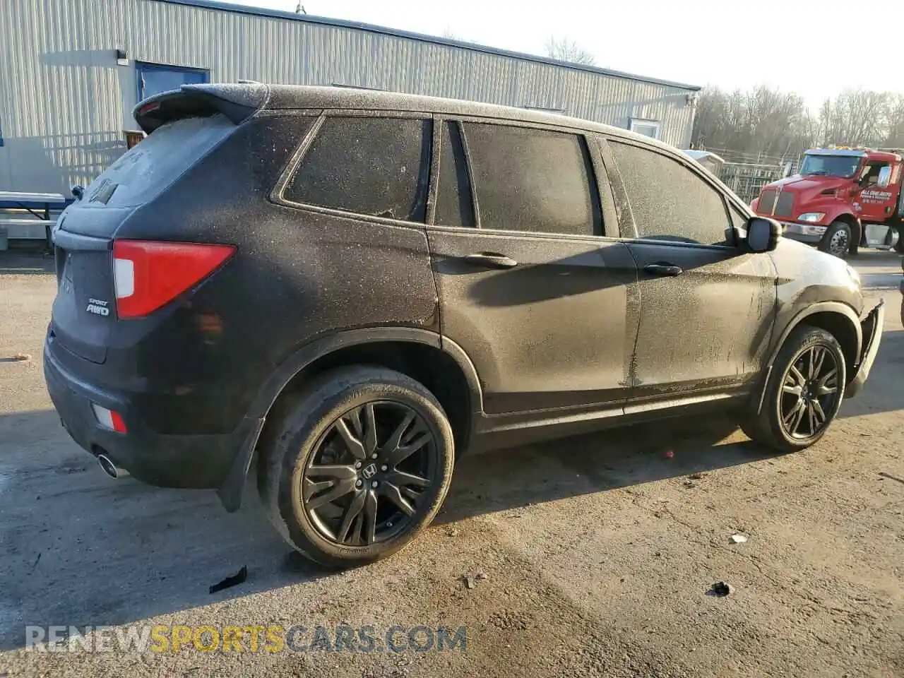 3 fotografías del automóvil dañado 5FNYF8H22KB011852 HONDA PASSPORT 2019