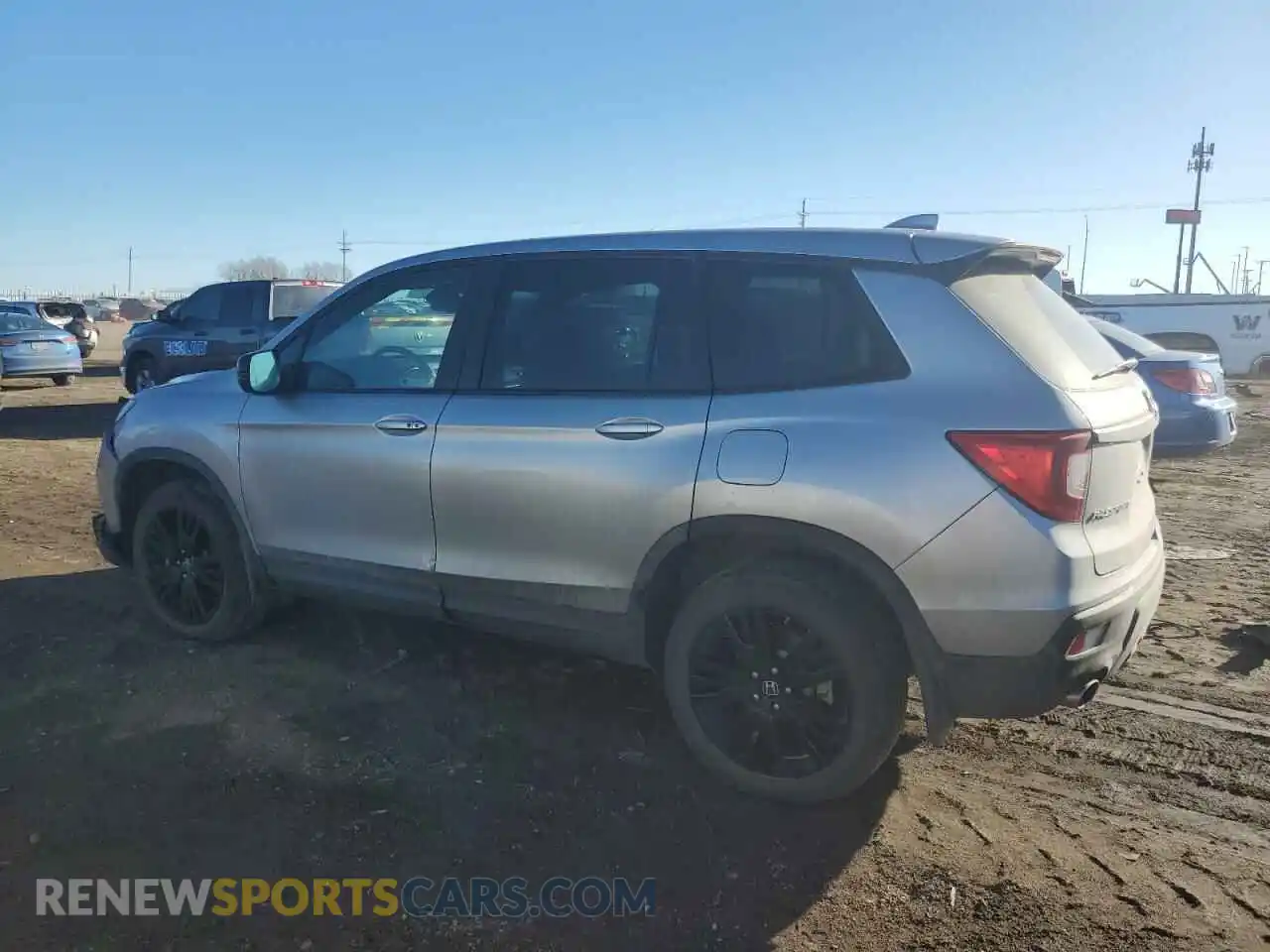 2 Photograph of a damaged car 5FNYF8H27KB019221 HONDA PASSPORT 2019