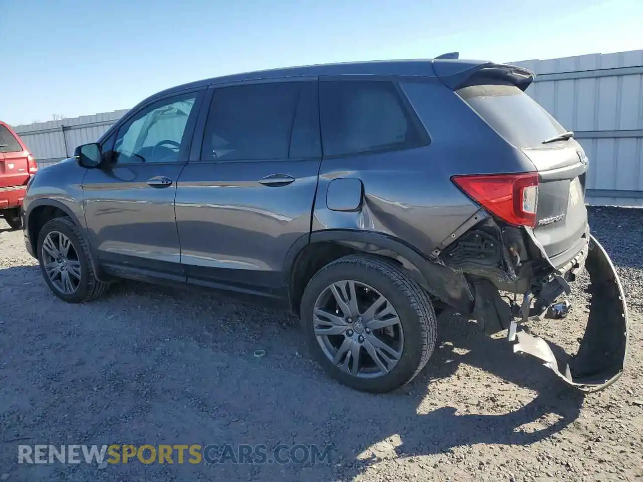 2 Photograph of a damaged car 5FNYF8H5XKB020289 HONDA PASSPORT 2019
