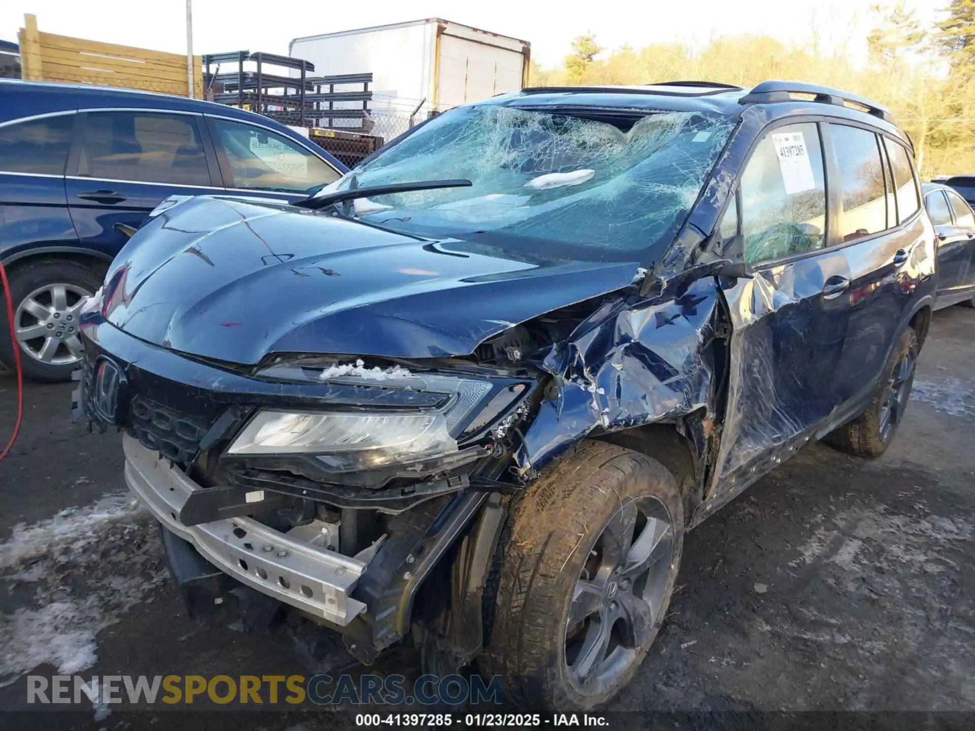 2 Photograph of a damaged car 5FNYF8H97KB013495 HONDA PASSPORT 2019