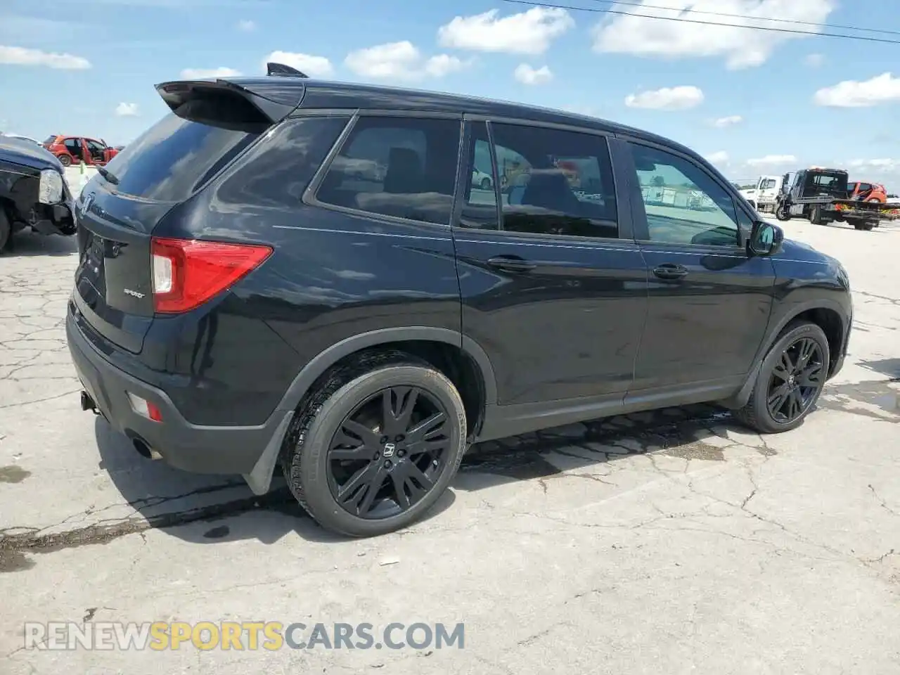 3 Photograph of a damaged car 5FNYF7H29MB014499 HONDA PASSPORT 2021