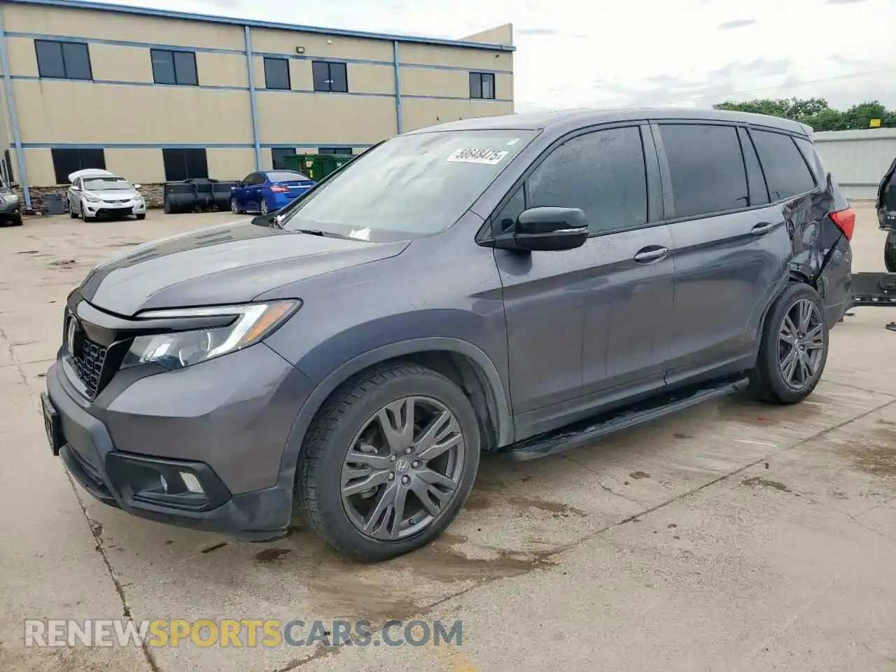 1 Photograph of a damaged car 5FNYF7H59MB003187 HONDA PASSPORT 2021