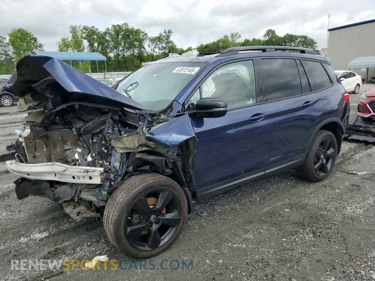 1 Фотография поврежденного автомобиля 5FNYF8H04MB023356 HONDA PASSPORT 2021