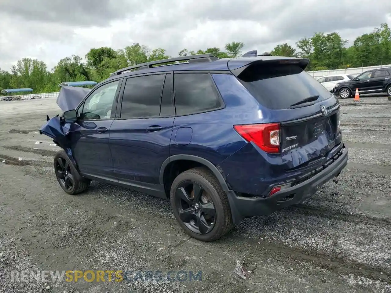 2 Фотография поврежденного автомобиля 5FNYF8H04MB023356 HONDA PASSPORT 2021
