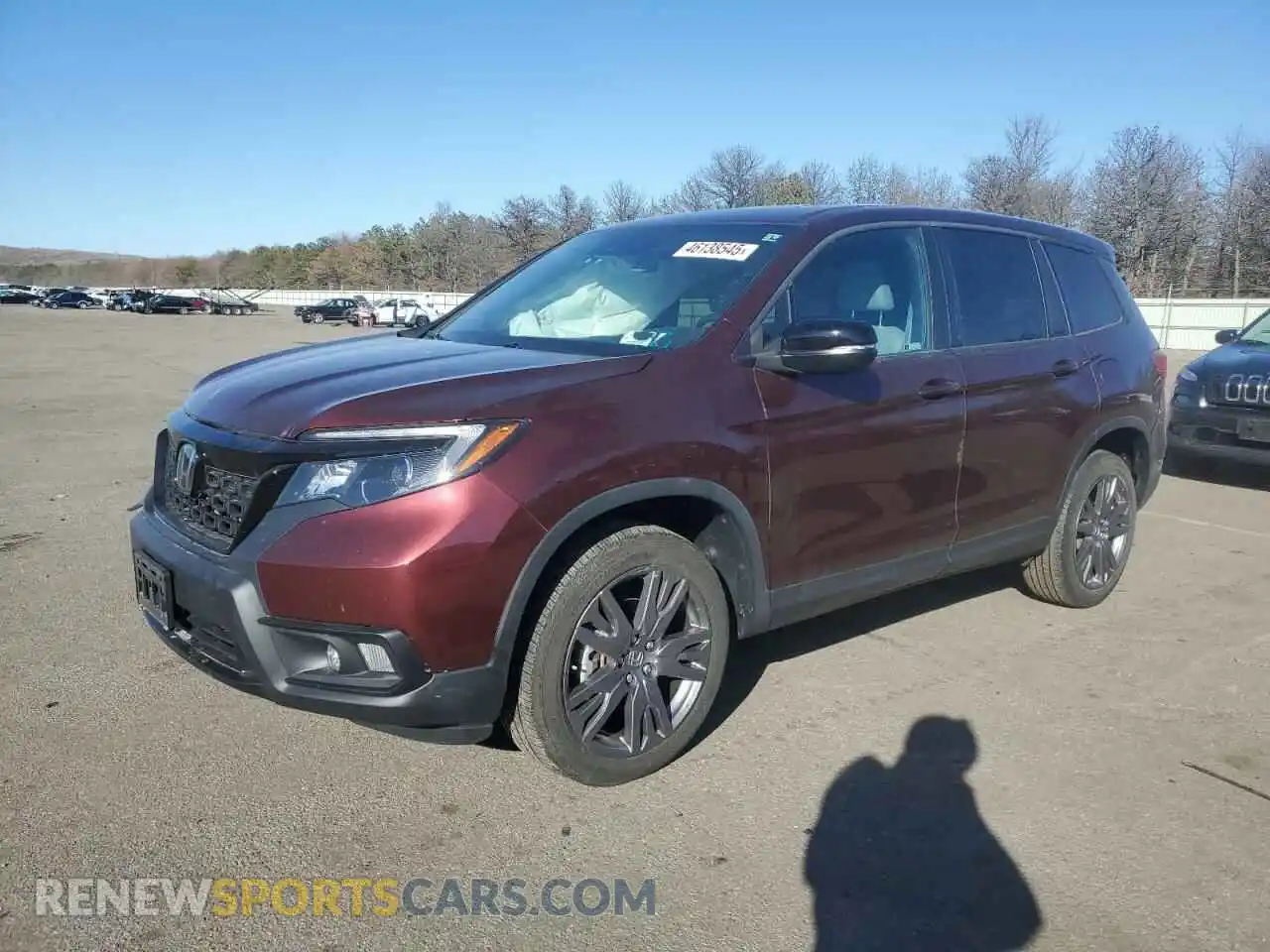 1 Photograph of a damaged car 5FNYF8H52MB014845 HONDA PASSPORT 2021