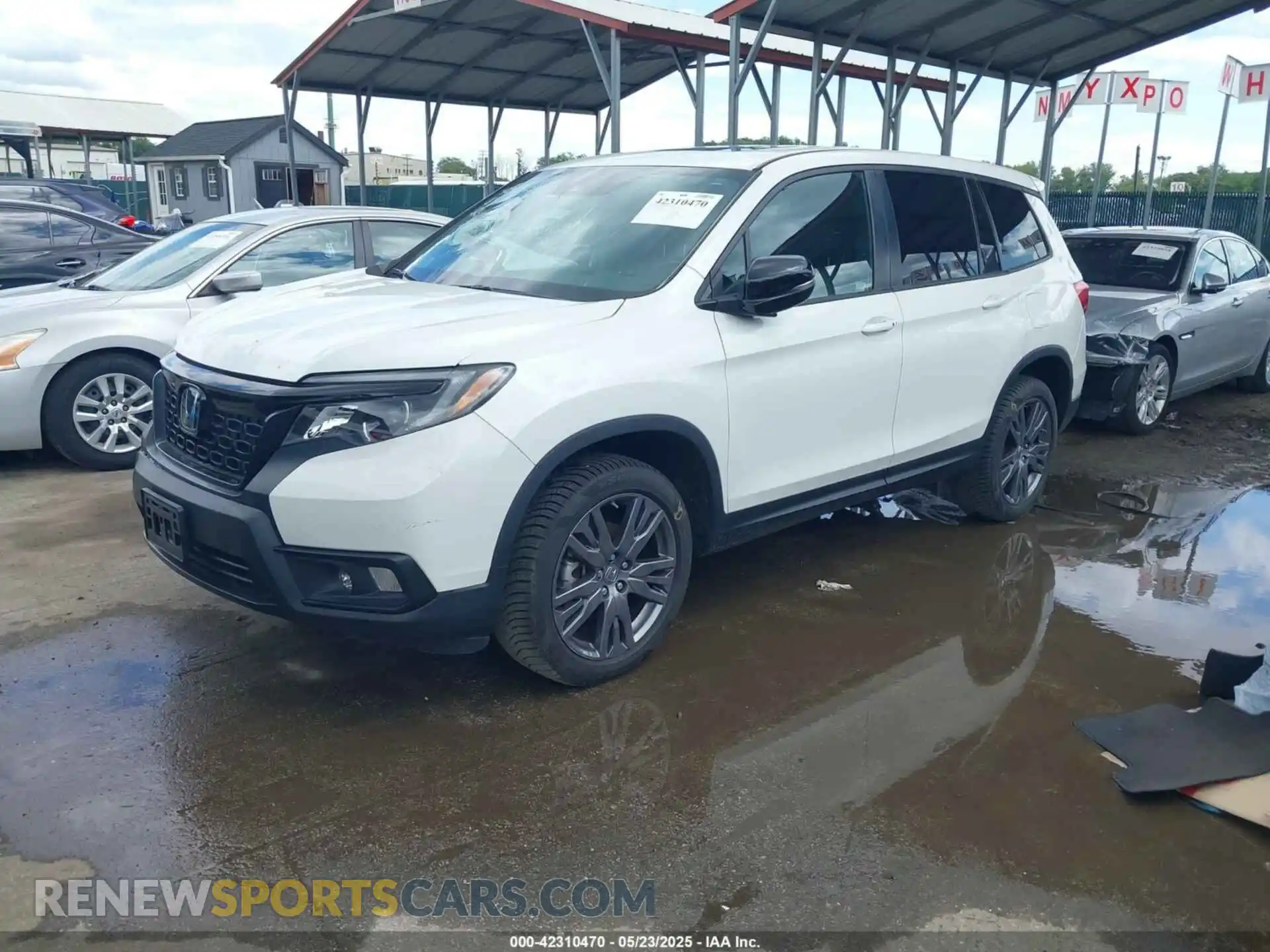 2 Фотография поврежденного автомобиля 5FNYF8H54MB041738 HONDA PASSPORT 2021