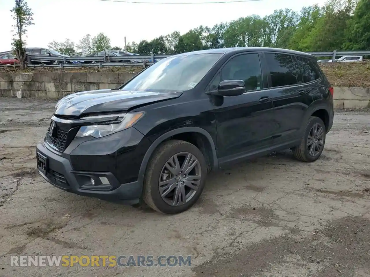 1 fotografías del automóvil dañado 5FNYF8H55MB011163 HONDA PASSPORT 2021